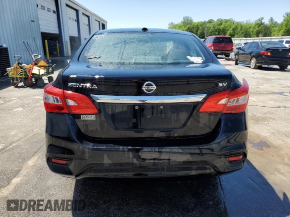 2019 Nissan Sentra SV with VIN 3N1AB7AP7KL626981, listed as a Copart auction lot 52803815 with 111,703 mi miles and Salvage Title. Bid and sale history available at DreamBid. Image 6.