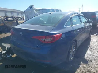 2017 Hyundai Sonata SE with VIN 5NPE24AF5HH507209, listed as a IAAI auction lot 41459129 with 145,842 mi miles. Bid and sale history available at carsss.com. Image 4.