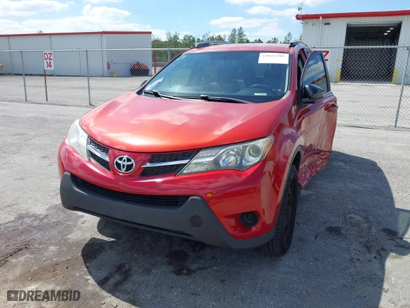 2014 Toyota RAV4 LE with VIN JTMZFREV4EJ005203, listed as a IAAI auction lot 42022295 with 130,193 mi miles. Bid and sale history available at carsss.com. Image 12.