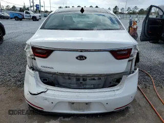 2017 Kia Cadenza Premium with VIN KNALC4J13H5091215, listed as a Copart auction lot 80734974 with 67,266 mi miles and Salvage Title. Bid and sale history available at carsss.com. Image 6.