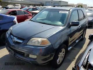 2005 Acura MDX Touring with VIN 2HNYD18975H515977, listed as a Copart auction lot 63072284 with 209,902 mi miles and Salvage Title. Bid and sale history available at carsss.com. Image 1.