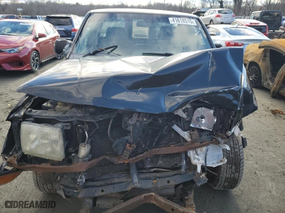 2000 Nissan Frontier 2WD XE with VIN 1N6DD26S5YC436800, listed as a Copart auction lot 41618515 with 287451 miles and Salvage Title. Bid and sale history available at carsss.com. Image 5.