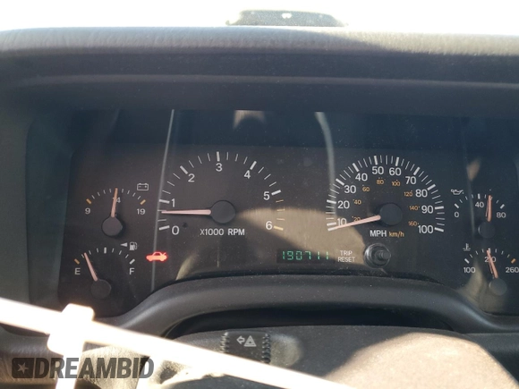 2001 Jeep Cherokee Sport with VIN 1J4FF58S71L540211, listed as a Copart auction lot 87089444 with 190,711 mi miles and Clean title. Bid and sale history available at DreamBid. Image 9.