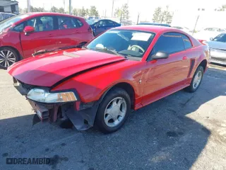 2001 Ford Mustang Standard with VIN 1FAFP40441F122154, listed as a IAAI auction lot 41866131 with 214,865 mi miles. Bid and sale history available at carsss.com. Image 2.