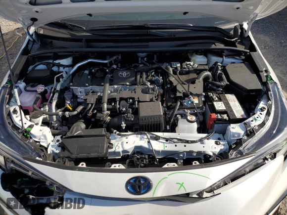 2025 Toyota Corolla Hybrid LE with VIN JTDBDMHE3S3017235, listed as a Copart auction lot 48109915 with 1,270 mi miles and Salvage Title. Bid and sale history available at carsss.com. Image 11.