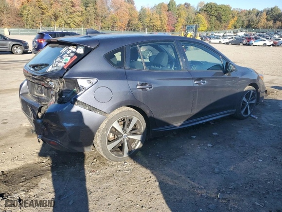 2017 Subaru Impreza Sport with VIN 4S3GTAL65H1718080, listed as a Copart auction lot 76701254 with 128,917 mi miles and Salvage Title. Bid and sale history available at carsss.com. Image 3.