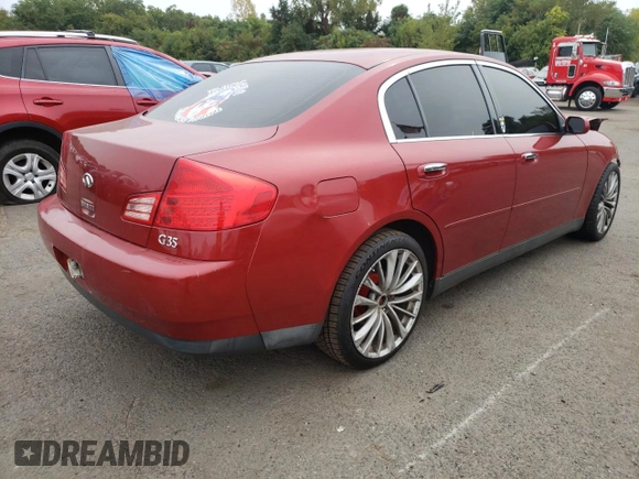 2003 Infiniti G35 with VIN JNKCV51E93M014626, listed as a Copart auction lot 71949144 with 211,211 mi miles and Salvage Title. Bid and sale history available at DreamBid. Image 3.