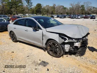 2022 Kia K5 GT-Line with VIN 5XXG64J27NG146714, listed as a Copart auction lot 48609745 with 28,485 mi miles and Salvage Title. Bid and sale history available at carsss.com. Image 4.