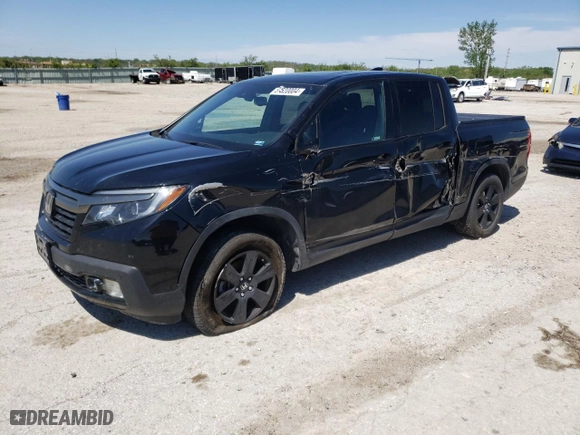 2018 Honda Ridgeline Black Edition with VIN 5FPYK3F84JB016143, listed as a Copart auction lot 51520004 with 97,053 mi miles and Salvage Title. Bid and sale history available at carsss.com. Image 1.