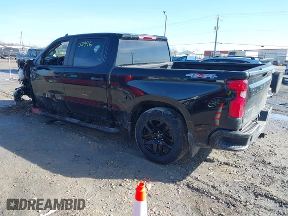 2023 Chevrolet Silverado 1500 Custom with VIN 1GCPDBEK7PZ157524, listed as a IAAI auction lot 41752446 with 41,386 mi miles and . Bid and sale history available at DreamBid. Image 3.