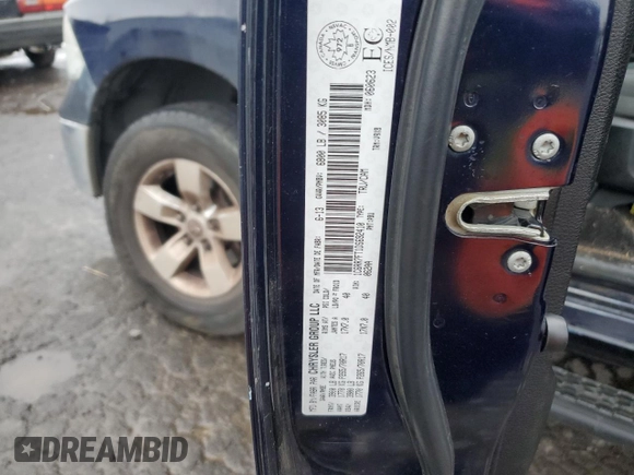 2013 Ram 1500 Express с VIN 1C6RR7FT1DS692410, выставлен на аукционе Copart как лот 82614204 с пробегом 144 655 миль миль и Списание • Salvage title. История ставок и продаж доступна на DreamBid. Изображение 12.