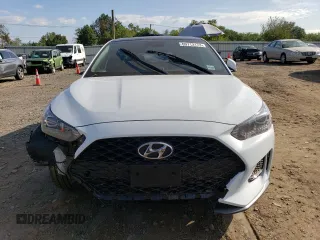 2019 Hyundai Veloster Turbo R-Spec with VIN KMHTH6AB0KU013864, listed as a Copart auction lot 69713173 with 60,523 mi miles. Bid and sale history available at carsss.com. Image 5.