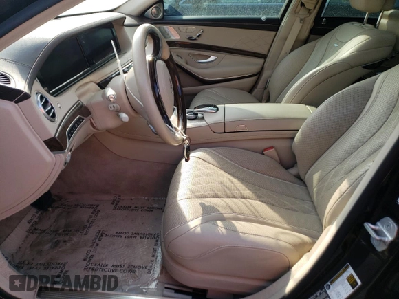 2016 Mercedes-Benz S z VIN WDDUX7GB5GA157644, wystawiony jako Copart lot #68069584 z przebiegiem 38 014 mil mil oraz Nie do naprawy • Non repairable. Historia ofert i sprzedaży dostępna na DreamBid. Obrazek 7.
