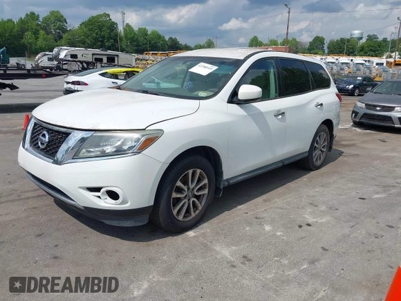 2013 Nissan Pathfinder Platinum with VIN 5N1AR2MM6DC684149, listed as a IAAI auction lot 42288549 with 187,528 mi miles and . Bid and sale history available at DreamBid. Image 2.