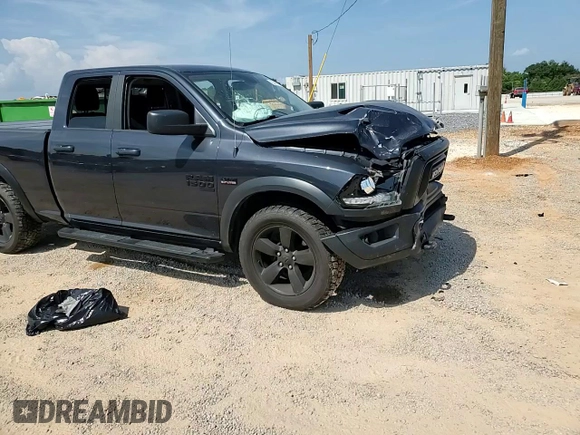 2019 Ram 1500 Classic Warlock with VIN 1C6RR6GT2KS675881, listed as a Copart auction lot 65443724 with 115,546 mi miles and Salvage Title. Bid and sale history available at carsss.com. Image 10.