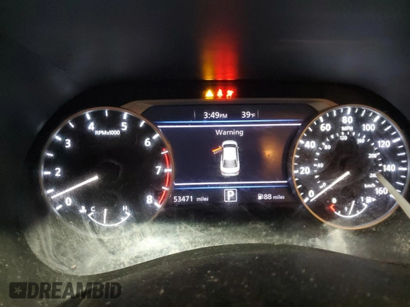 2020 Nissan Sentra SV z VIN 3N1AB8CV1LY213122, wystawiony jako Copart lot #52710185 z przebiegiem 53 471 mil mil oraz Szkoda całkowita • Salvage title. Historia ofert i sprzedaży dostępna na DreamBid. Obrazek 9.