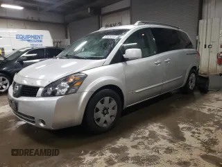 2006 Nissan Quest S Special Edition with VIN 5N1BV28U36N123134, listed as a Copart auction lot 83426344 with 0 mi miles and Salvage Title. Bid and sale history available at carsss.com. Image 1.
