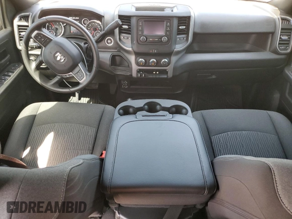 2024 Ram 2500 Tradesman with VIN 3C6UR5CL4RG393141, listed as a Copart auction lot 51021265 with 52 mi miles and Salvage title. Bid and sale history available at DreamBid. Image 8.