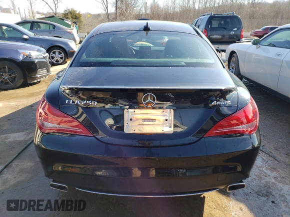 2015 Mercedes-Benz CLA 250 with VIN WDDSJ4GB0FN174009, listed as a Copart auction lot 81372013 with 14,483 mi miles and . Bid and sale history available at DreamBid. Image 6.