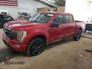 2022 Ford F-150 XL with VIN 1FTEW1EP1NKE80383, listed as a Copart auction lot 48172855 with 109,499 mi miles and Salvage Title. Bid and sale history available at DreamBid. Image 1.