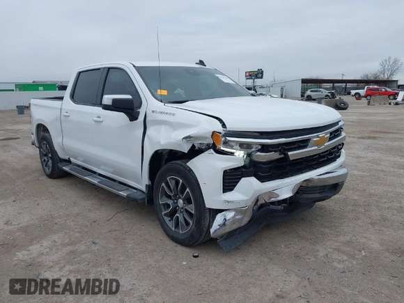 2023 Chevrolet Silverado 1500 LT with VIN 3GCPACEK8PG256030, listed as a IAAI auction lot 41621185 with 76,893 mi miles and . Bid and sale history available at DreamBid. Image 1.
