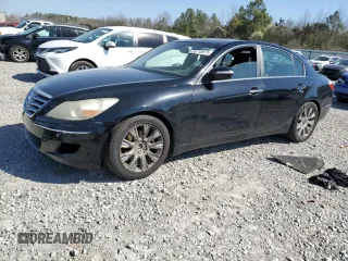 2009 Hyundai Genesis with VIN KMHGC46E09U027023, listed as a Copart auction lot 48718875 with 202,834 mi miles and Salvage Title. Bid and sale history available at carsss.com. Image 1.
