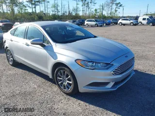2017 Ford Fusion S with VIN 3FA6P0G76HR236209, listed as a IAAI auction lot 41799261 with NaN miles. Bid and sale history available at carsss.com. Image 1.