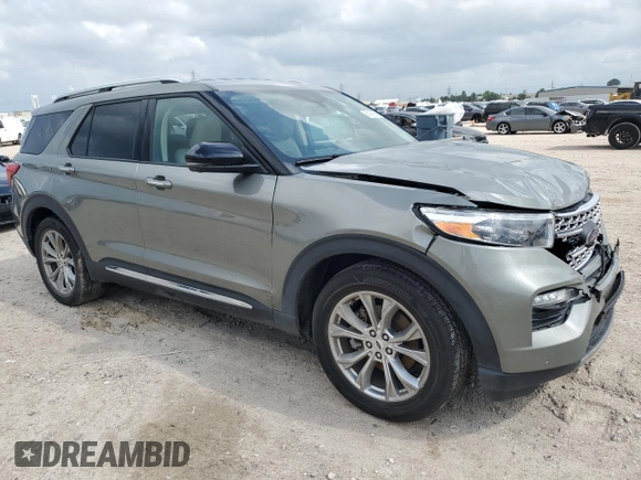 2020 Ford Explorer Limited with VIN 1FMSK7FH6LGB38920, listed as a Copart auction lot 54389035 with 71,250 mi miles and Salvage Title. Bid and sale history available at carsss.com. Image 4.