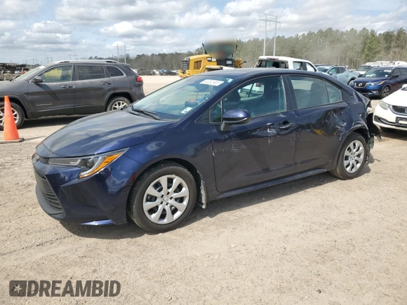 2024 Toyota Corolla LE with VIN 5YFB4MDE4RP217578, listed as a Copart auction lot 48382985 with 10,726 mi miles and Salvage Title. Bid and sale history available at carsss.com. Image 1.