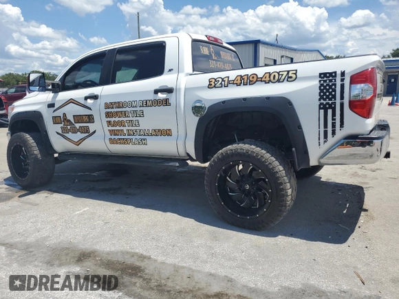 2017 Toyota Tundra 2WD SR5 with VIN 5TFEW5F11HX226536, listed as a Copart auction lot 60956384 with 113,393 mi miles and Salvage Title. Bid and sale history available at carsss.com. Image 2.