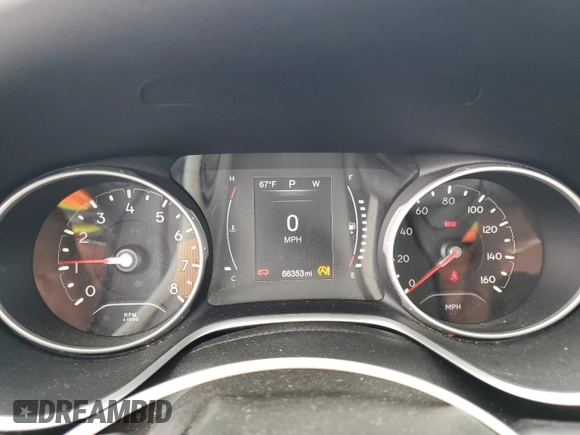 2017 Jeep Compass Latitude z VIN 3C4NJDBB2HT681625, wystawiony jako Copart lot #64820805 z przebiegiem 66 353 mil mil oraz Szkoda całkowita • Salvage title. Historia ofert i sprzedaży dostępna na DreamBid. Obrazek 9.