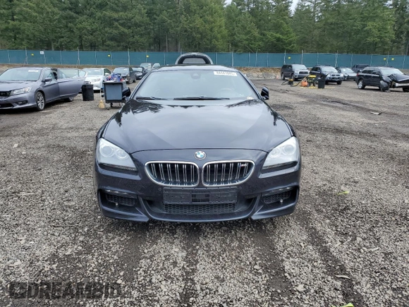 2013 BMW 6 Series 650i with VIN WBA6B2C50DD128242, listed as a Copart auction lot 44441885 with 107,960 mi miles and Salvage Title. Bid and sale history available at DreamBid. Image 5.
