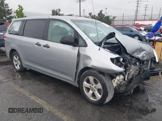 2012 Toyota Sienna with VIN 5TDZK3DC6CS263912, listed as a IAAI auction lot 42174360 with 95,216 mi miles and . Bid and sale history available at DreamBid. Image 1.