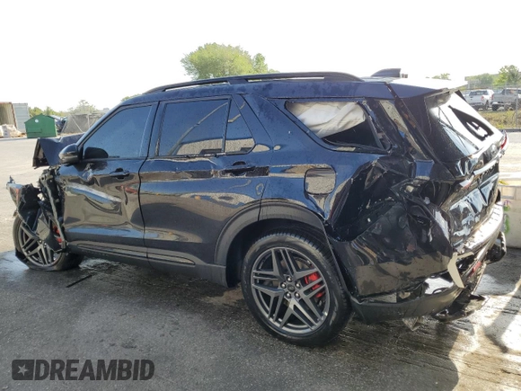 2025 Ford Explorer ST-Line with VIN 1FMUK8KH4SGB39289, listed as a Copart auction lot 50254975 with 0 mi miles and Non Repairable. Bid and sale history available at carsss.com. Image 2.