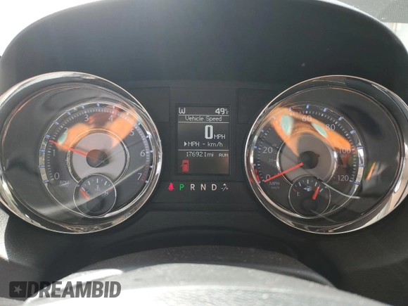 2013 Chrysler Town & Country Touring with VIN 2C4RC1BG1DR712303, listed as a Copart auction lot 53288865 with 176,921 mi miles and Salvage Title. Bid and sale history available at DreamBid. Image 9.