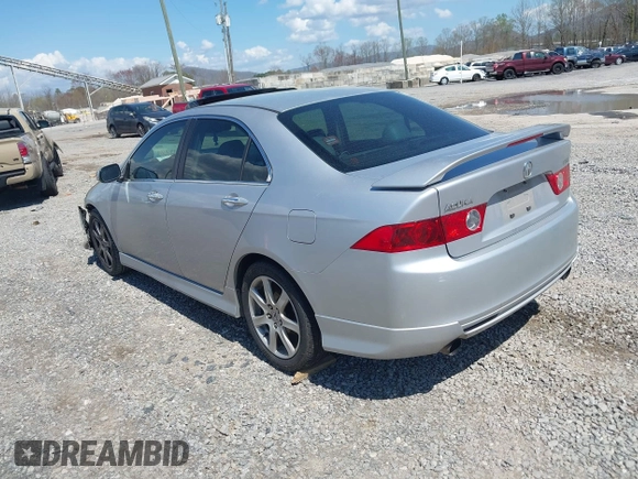 2004 Acura TSX with VIN JH4CL96884C000305, listed as a IAAI auction lot 41968691 with 1 mi miles. Bid and sale history available at carsss.com. Image 3.
