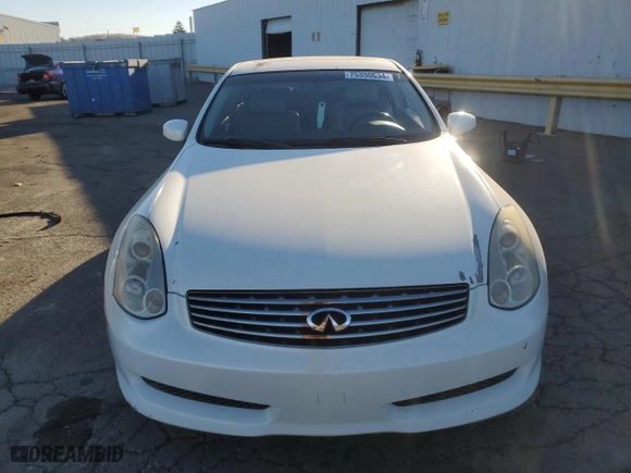 2007 Infiniti G35 Coupe with VIN JNKCV54E97M906411, listed as a Copart auction lot 75350634 with 173,667 mi miles and Salvage Title. Bid and sale history available at carsss.com. Image 5.