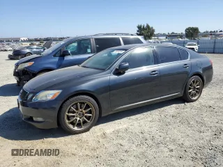 2007 Lexus GS 350 with VIN JTHBE96S370024891, listed as a Copart auction lot 72979714 with 195,460 mi miles and Salvage Title. Bid and sale history available at carsss.com. Image 1.