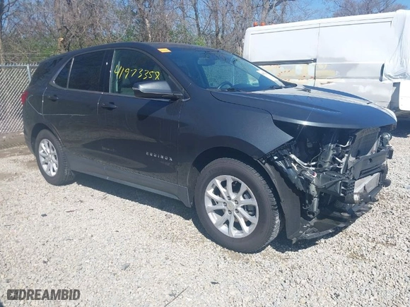 2019 Chevrolet Equinox LT with VIN 3GNAXKEV6KS503745, listed as a IAAI auction lot 41973358 with 53,353 mi miles. Bid and sale history available at carsss.com. Image 1.