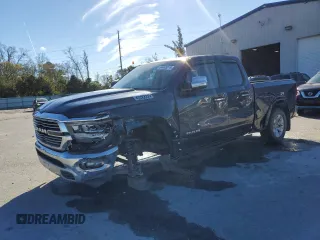 2020 Ram 1500 Laramie with VIN 1C6RREDTXLN277798, listed as a Copart auction lot 84465274 with 100,311 mi miles and Salvage title. Bid and sale history available at DreamBid. Image 1.