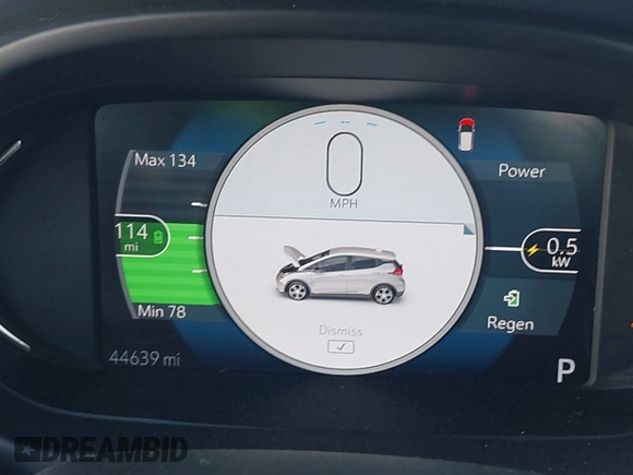 2017 Chevrolet Bolt EV LT with VIN 1G1FW6S0XH4168217, listed as a IAAI auction lot 42325323 with 44,639 mi miles and . Bid and sale history available at DreamBid. Image 15.