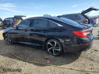 2018 Honda Accord Sedan Sport 1.5T with VIN 1HGCV1F31JA060713, listed as a Copart auction lot 48575805 with 86,362 mi miles and Salvage Title. Bid and sale history available at carsss.com. Image 2.