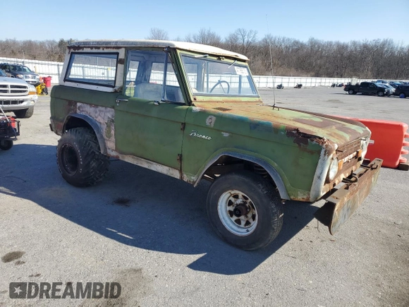 1967 Ford Bronco z VIN U15FLA88482, wystawiony jako Copart lot #47765575 z przebiegiem 69 436 mil mil oraz Czysty tytuł • Clean title. Historia ofert i sprzedaży dostępna na DreamBid. Obrazek 4.