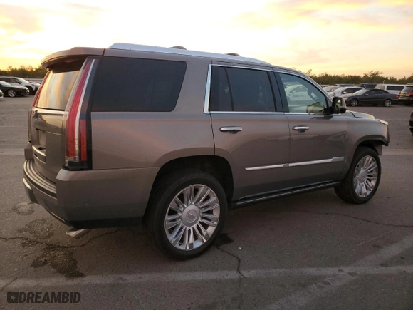 2019 Cadillac Escalade Platinum with VIN 1GYS4DKJ4KR382360, listed as a Copart auction lot 79478804 with 77,523 mi miles and Salvage Title. Bid and sale history available at carsss.com. Image 3.