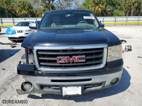 2011 GMC Sierra 1500 SLE with VIN 3GTP1VE01BG385343, listed as a Copart auction lot 47355705 with 183,285 mi miles and Salvage Title. Bid and sale history available at carsss.com. Image 5.