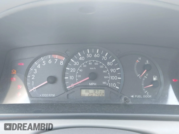 2005 Toyota Corolla CE with VIN 1NXBR32E75Z407835, listed as a IAAI auction lot 42633009 with 207,422 mi miles and . Bid and sale history available at DreamBid. Image 7.