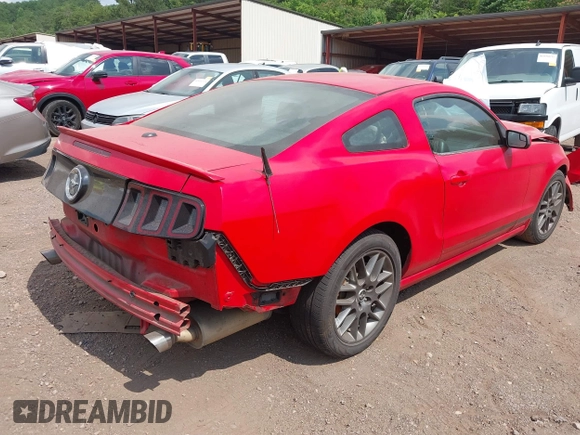 2014 Ford Mustang V6 with VIN 1ZVBP8AMXE5297869, listed as a IAAI auction lot 42452664 with 164,356 mi miles and . Bid and sale history available at DreamBid. Image 4.