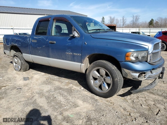 2003 Dodge Ram 1500 ST with VIN 1D7HU18N83S113240, listed as a Copart auction lot 43480925 with 151,528 mi miles and Salvage Title. Bid and sale history available at carsss.com. Image 4.
