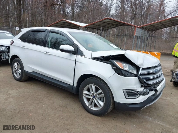 2017 Ford Edge SEL with VIN 2FMPK3J98HBC28132, listed as a IAAI auction lot 41806025 with 108,136 mi miles. Bid and sale history available at carsss.com. Image 1.