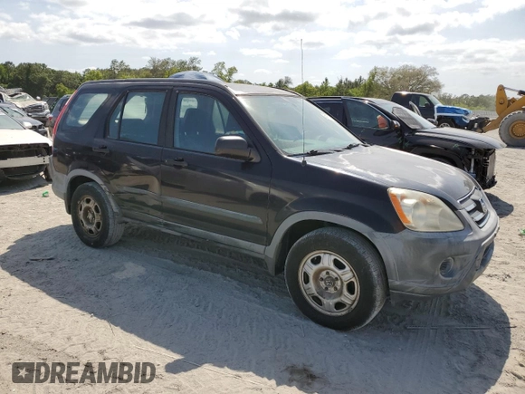 2005 Honda CR-V LX with VIN JHLRD68505C007344, listed as a Copart auction lot 54710305 with 148,976 mi miles and Salvage Title. Bid and sale history available at DreamBid. Image 4.